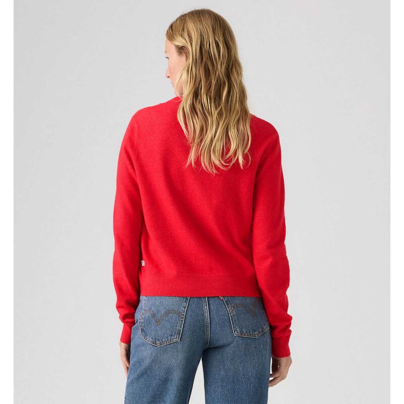 Levi's Tara Crewneck Cardi True Red image number 1